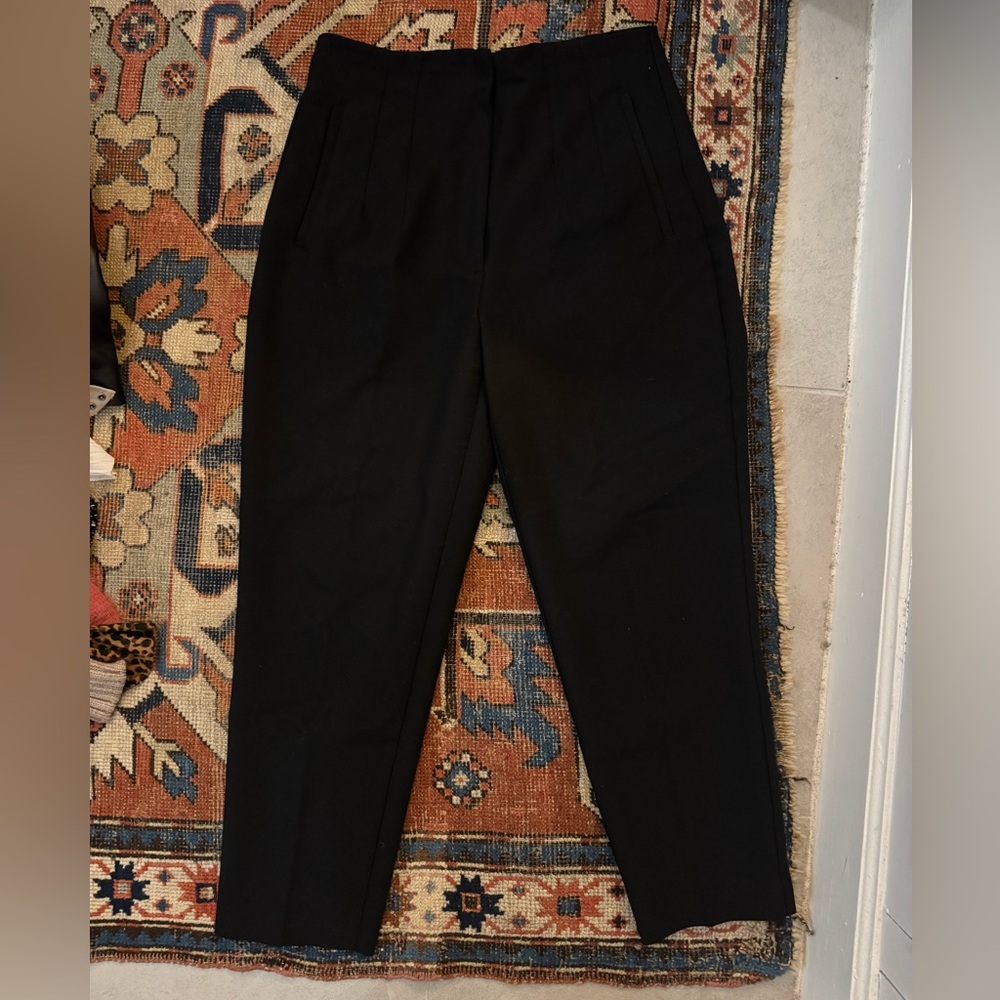 Black High-Waisted Trousers